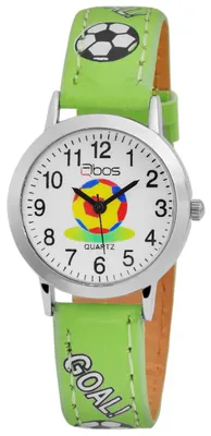 Produktbild von QBOS Kinderuhr mit Kunstlederionsarmband