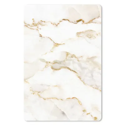 Produktbild von MuchoWow® Mauspad Mousepad Marmor - Limette - Gold - Luxus - Marmoroptik - Weiß 40x60 cm - Mousepads - Maus Mat - Pad - Mausunterlage - Schreibtisch Accesoire