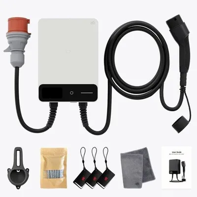 Zdjęcie produktu dla Stacja ładowania Wallbox 22 kW - ładowarka do samochodów elektrycznych, 3-fazowa - 32A - biała