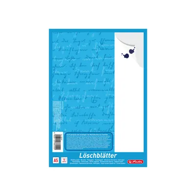 Image de herlitz 300004235 herlitz Löschpapierblock DIN A5, 80 g/qm, weiß