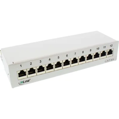 Produktbild von InLine 76809I, Cat. 6A, Grau