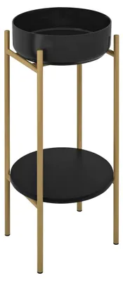 Image de PUNO Console avec lavabo 375x870x448xmm, or mat