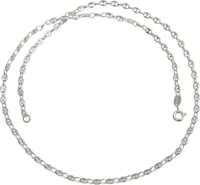 Produktbild von SILBERKETTEN STORE Kaffeebohnenkette 3,3mm - 925 Silber, Länge wählbar von 38-100cm - 55cm