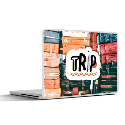 Obrázek produktu pro Nálepka na notebook - 14 palců - Kufry - Léto - Citáty