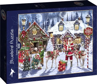 Produktbild von BLUEBIRD Puzzle Die Eule des Weihnachtsmanns 500 dlk