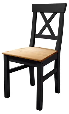 Produktbild von Stuhl Oslo, Massivholz Kiefer grau