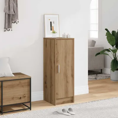 Image de vidaXL Armoire à chaussures Artisan-Chêne 32x35x92 cm Bois composite