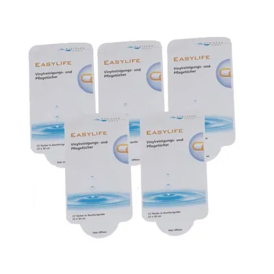 Produktbild von Stricker Chemie - Easylife Vinyl Reinigungs- Pflegetücher ( 5er Pack )