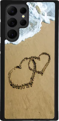 Produktbild von TPU Silikon Hülle für Samsung Galaxy S25 ULTRA Handy Cover Case Schutzhülle Handyhülle Bumper MOTIV 272 Herzen Strand Meer