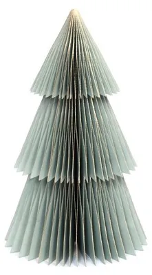 Only Natural – Wabenpapier-Weihnachtsbaum – Grün – 20 cm – Ansicht 1