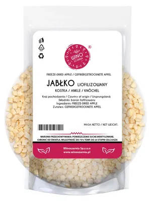 Produktbild von Apfelwürfel, gefriergetrocknet, leckeres Obst - 50g
