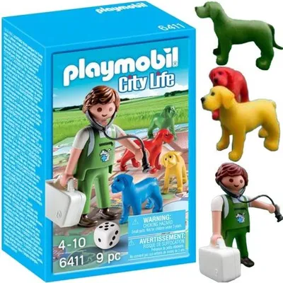 Zdjęcie produktu dla Klocki konstrukcyjne PLAYMOBIL 6411 City Life Klinika weterynaryjna