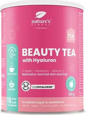Produktbild von Nature's Finest Beauty Tea - mit Hyaluronsäure, Biotin & Kollagen - 120 g
