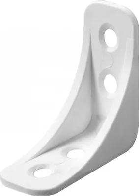 Produktbild von Kunststoffwinkel 40x40x16 mm, weiss