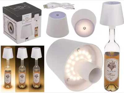 Obrázok produktu pre LED svetlo na fľašu - 1 kus - biele