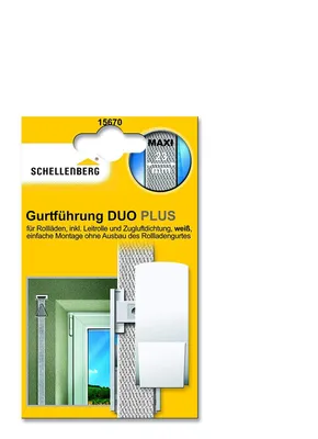 Produktbild von Schellenberg Gurtführung Duo Plus System Maxi weiß für schwere Rollläden