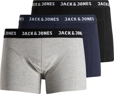 Zdjęcie produktu dla JACK & JONES 3-częściowy zestaw bokserek z elastyczną bielizną podstawową rozmiar: S