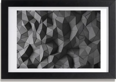 Produktbild von Bild 30x20 MDF-Rahmen, Wandkunst Abstract 3D
