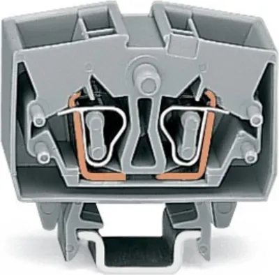 Immagine prodotto di Morsetto passante grigio 2x0,08-2,5 mm² - Morsettiera di alimentazione 10 mm 24 A 264-721