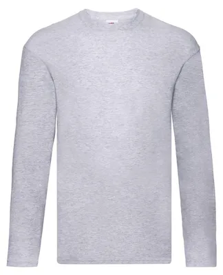 Produktbild von Fruit of the Loom - "Iconic 150 Classic" T-Shirt für Herren Langärmlig FK3359 (M) (Grau meliert)