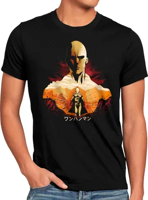 Produktbild von BaumwolleCloud Hit and Punch Herren T-Shirt saitama one anime cosplay