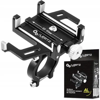 Produktbild von LERTZ Aluminium Handyhalterung für Fahrrad & Motorrad Lenker Stabil