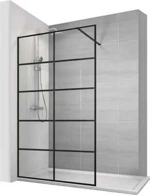 Produktbild von Rea Duschwand Soleo 90 Black