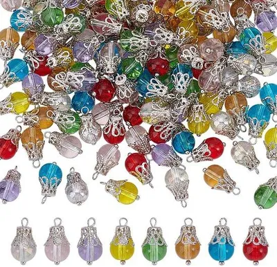 Immagine prodotto di Supporti trasparenti per la creazione di gioielli, confezione da 120 pezzi