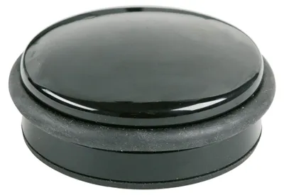 Produktbild von Alco-Albert 2851 - Türstopper in flacher Form, schwere Qualität, schwarz, 1 Stück