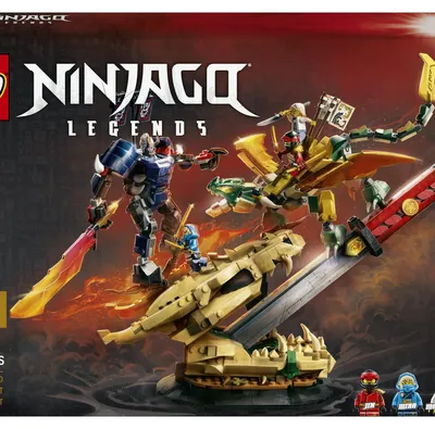 Immagine prodotto di LEGO Ninjago 71871 Battaglia Alla Lama Del Drago - Set Da Costruzione Con Drago E Mech Snodabili, 4 Minifigure, 1016 Pezzi, 9+