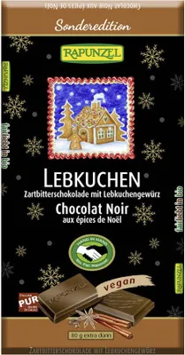 Immagine prodotto di Cioccolato fondente - Pan di zenzero LE 80g