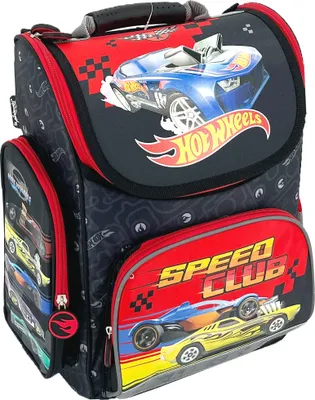 Produktbild von Schulranzen Set 5-teilig Hot Wheels Ranzen Federmappe Turnbeutel für die Grundschule - Geeignet ab der ersten Klasse der Grundschule
