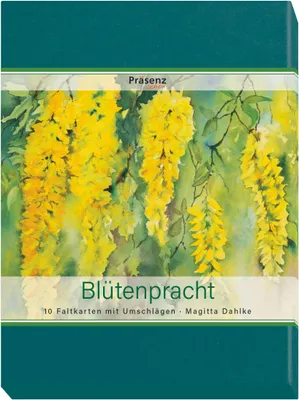 Produktbild von Bunte Blütenpracht Faltkarten 10 Stück, 5 Motive, B6 (12 x 17 cm) mit Umschlag