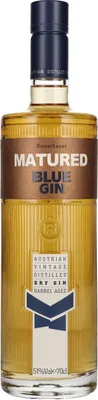 Produktbild von Blue Austrian Matured Dry Gin Genf Österreich  70.00 cl 51.0 %