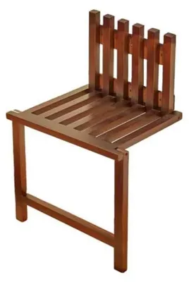 Wandklappstuhl Bambus faltbar 160 kg 48x41x32 cm