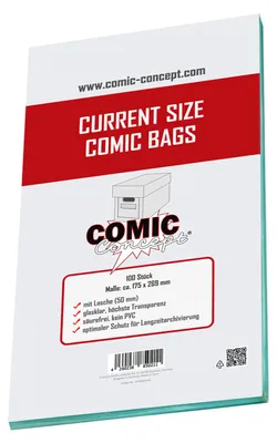 Produktbild von Comic Concept Comic Bags Current Size (100 ct.)