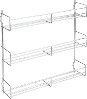 Image de Étagère à épices à 3 niveaux en métal - Idéale pour ta cuisine