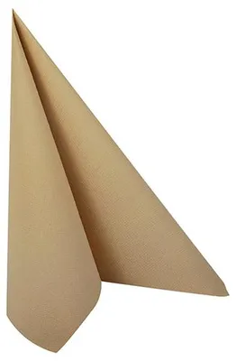 Produktbild von 250 Servietten "ROYAL Collection" 1/4-Falz 40 cm x 40 cm sand in Papierverpackung
