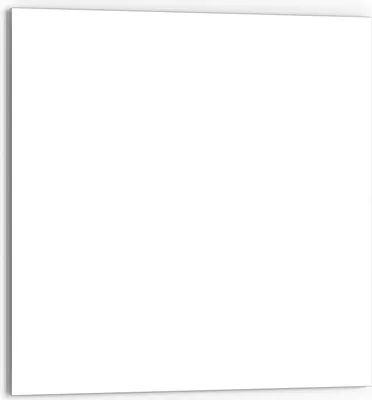 Produktbild von DEQORI Küchenrückwand Glas 60x60 cm 'Weiß' Spritzschutz Bad Rückwand Küche