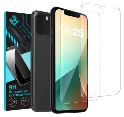 Produktbild von 2x 9H Schutzglas Displayschutzfolie für Apple iPhone 11 Pro Displayglas Displayschutz Glas Panzerfolie Schutzglasfolie