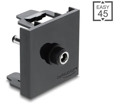 Imagen del producto de Conector hembra DC de 5,5x2,5 mm a conector macho de 5,5x2,1 mm, color
