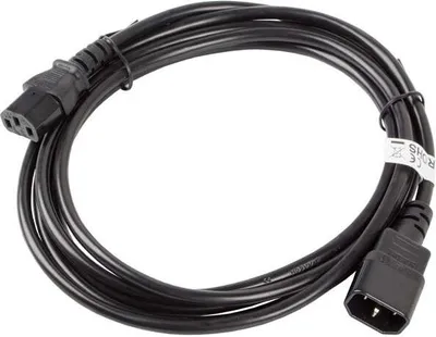 Produktbild von Lanberg CA-C13E-11CC-0030-BK, 3 m, C13-Koppler, C14-Koppler