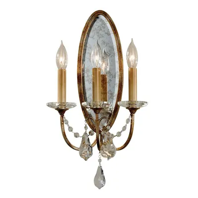 Produktbild von Elstead Valentina Wandleuchte E14 3-fach Oxidierte Bronze