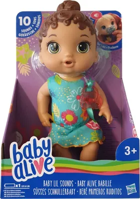 Immagine prodotto di Baby Alive, bambola interattiva per bambini con i capelli castani