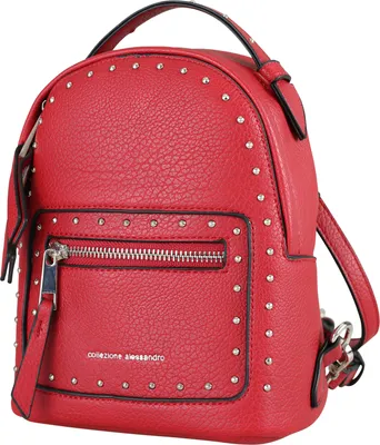 Produktbild von Kleiner Rucksack Tokyo mit modisch-eleganten Nieten von collezione alessandro