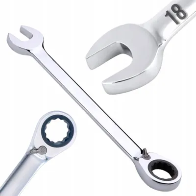 Obrázek produktu pro Consorte Klíč očkoplochý 18 mm s oboustrannou ráčnou