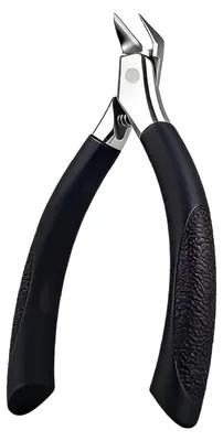Image de Coupe-ongles pour ongles incarnés, podologie, noir, en acier inoxydable