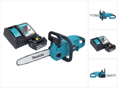 Obrázek produktu pro Akumulátorová řetězová pila Makita DUC 307 RT1X2 18 V 30 cm 7,7 m/s bezkartáčová + 1x akumulátor 5,0 Ah + nabíječka.