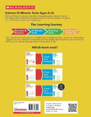 Produktbild von KS3 Science 10-Minute Tests Years 7-9 with answers.