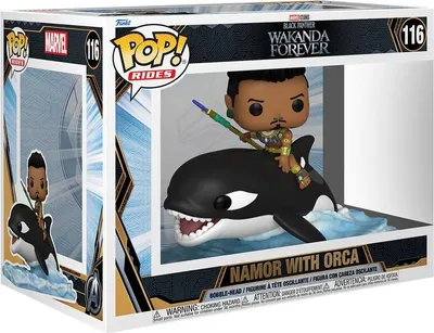 Produktbild von Black Panther Action Figure with Orca from Wakanda Forever